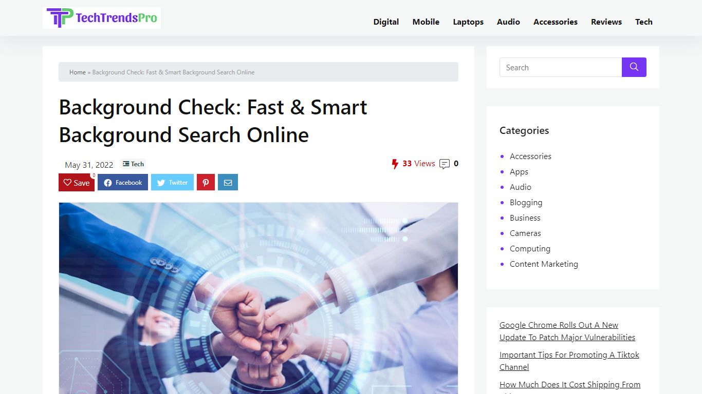 Background Check: Fast & Smart Background Search Online - Tech Trends Pro