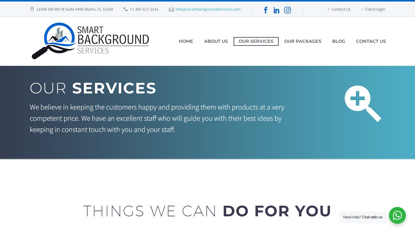 Our services | Smart Background Services